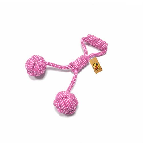 Foodie Puppies Chew Durable Braided Cotton Rope Toy for Medium Sized Dogs - (Cherry Rope) (Color May Vary) (B097T7V4F9) Amazon Price History, Amazon Price Tracker