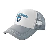 Aszvuruw Elmhurst College Trucker Hats，Adjustable Comfortable Mesh Shade Baseball Cap Gray