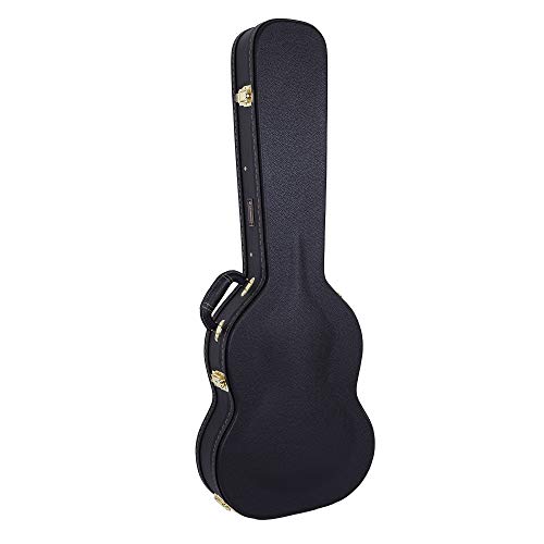 Image of Crossrock Hardshell Arch Top wood case fits SG Electric Guitars-Black(CRW600SGBK)