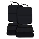 Car Seat Protector, 2 Pack Durable Auto Cover with Thick Pad for Baby Child Best Coverage Available Waterproof and Dirt Resistant for Dog Mat