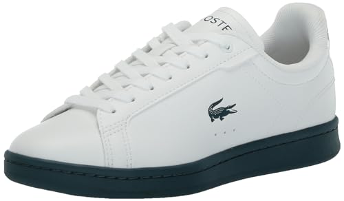 Lacoste Unisex-Child Children's Carnaby Pro Sneaker, Port/Port, 12