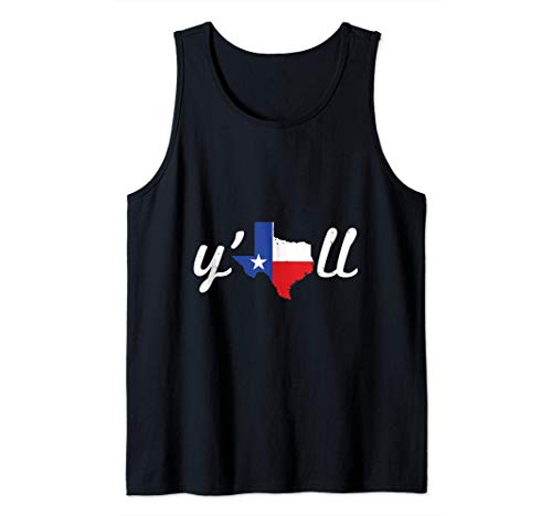 Y'all Texas State Pride Flag Camiseta sin Mangas