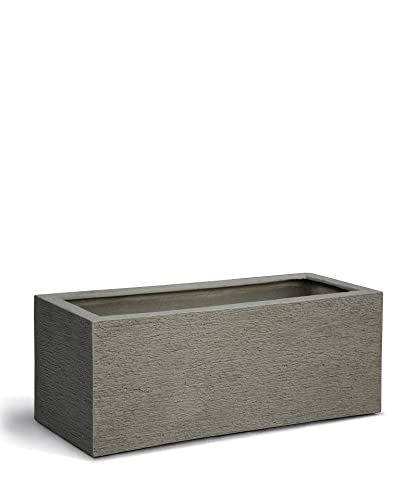 VAPLANTO® Pflanzkübel Box 80 Macchiato Grau Rechteckig * 80 x 30 x 30 cm * 10 Jahre Garantie Cover