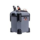 CANVUNTHY Aquarium External Canister Filter, Fish Tank Water Circulation Filter with Filter Media 17