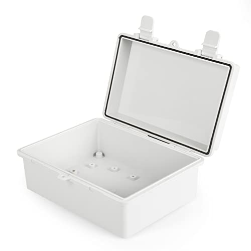 Outdoor Electrical Junction Box - 16 X 12 Inch Dustproof Waterproof Plastic Universal Durable Hinged Project Enclosure #TOP25