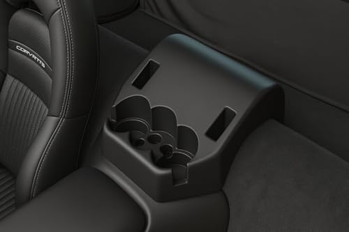 C5 / Z06 Corvette Storage Console Organizer – Easy Install Cup Holder, Coin & Cell Phone Holder – Interior Accessory Upgrade for Chevrolet Corvettes 1997-2004 C5/Z06 Coupe