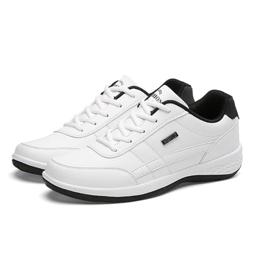 Baskets pour homme - Chaussures de sport - Chaussures de course - Pour le tennis, le fitness, le jogging, la marche - Légères et respirantes - Chaussures de loisirs - Chaussures pieds nus, Blanc., 50