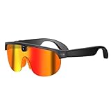 Générique Lunettes De Sport Pour Cyclistes   Caméra À Activation Tactile Haute Sensibilité Pour La Pratique Du Cyclisme,Lunettes Vidéo Intelligentes Pour Vélo À Activation Tactile Avec Traduction Par