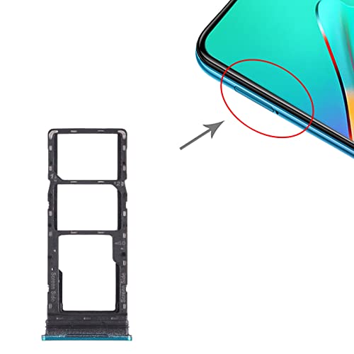 Image of Original SIM Card Tray + SIM Card Tray + Micro SD Card Tray for Infinix Smart 5 X657 X657C (Green)