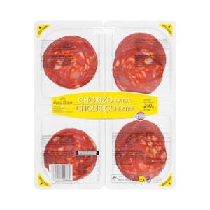 Chorizo extra Hacendado lonchas 4 paquetes x 60 g Pack 2