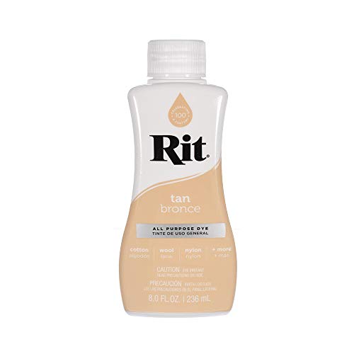 Rit Dye Liquid – Wide Selection of Colors – 8 Oz. (Tan)
