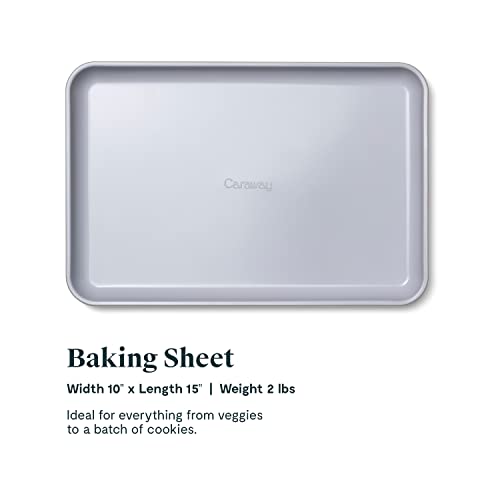 Caraway Non-Stick Ceramic Baking Sheet - Naturally Slick Ceramic Coating - Non-Toxic, Ptfe & Pfoa Free - Perfect For Baking, Roasting, And More - Medium - Navy #TOP1