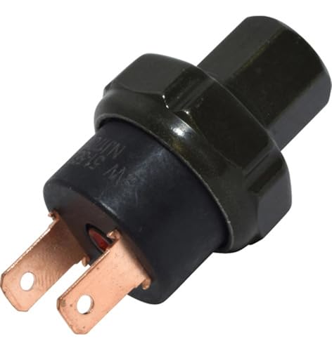 UAC HVAC Pressure Switch SW 11309C - 1-Way Push Button Green Manual Replacement Switch