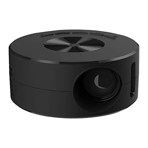 Mini Projetor Portátil,Projetor Led Portátil 1080p | Projetor com fio compatível com ao ar livre portátil compatível com smartphone e alto-falante