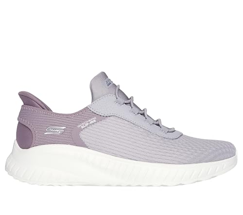Skechers Women's Hands Free Slip-ins Bobs Squad Chaos-in Color Sneaker, LAV, 8.5