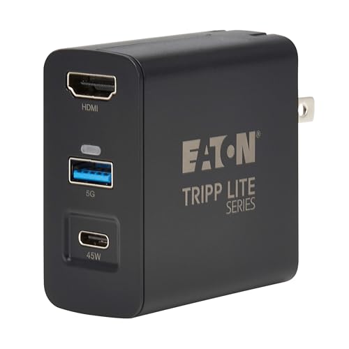Image of Tripp Lite Small Travel-Sized Dock for Nintendo Switch, Switch 2, or Laptop - Dock Set Hub and Charger, 4K@60Hz HDMI Port, USB 3.2 Gen 1 Port, USB-C 45W PD Charging Port, 1-Year Warranty (U442-DOCK30)