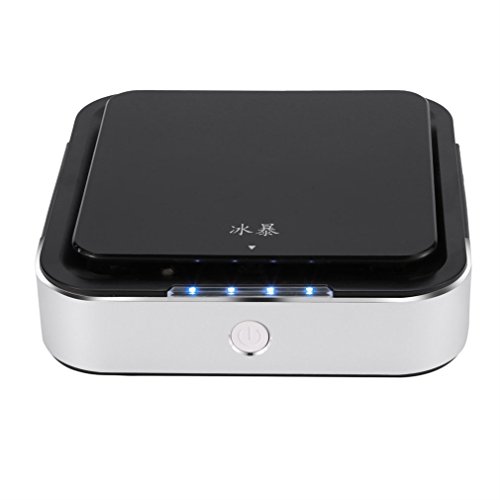 Preisvergleich Produktbild GraceU Anionen Luftreiniger,Elektrostatische Adsorption Staubentfernung Intelligente stufenlose Geschwindigkeitsregelung für Auto Zuhause Büro