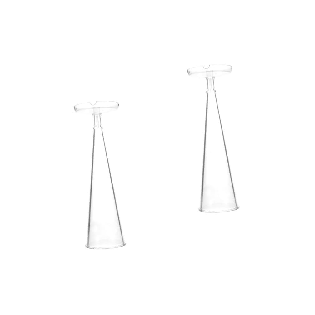 HOMSFOU 2 Moldes De Cera Para Hacer Velas Moldes Cónicos De Soja Moldes Decorativos Para Velas Moldes Para Velas Aromáticas Moldes Cónicos Para Velas Perfumadas Moldes De Plástico