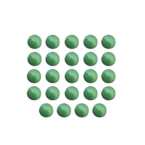 Imãs Para Geladeira e quadro magnético decorativo 24 Unidades - Bolinha Verde