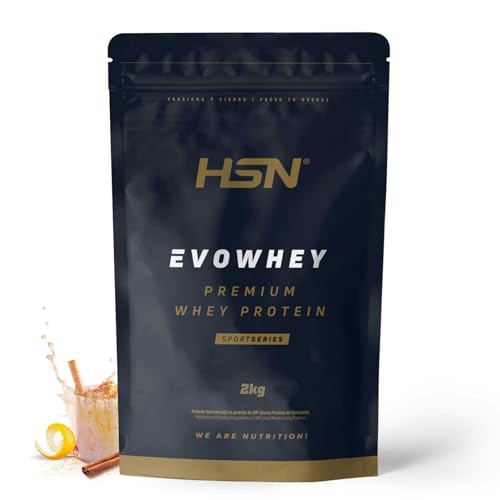 HSN Evowhey Protein | Leche Merengada 2Kg = 67 Tomas por Envase Concentrado de Proteína de Suero | 100% Whey Protein Concentrate (WPC) | No-GMO, Vegetariano, Sin Gluten ni Soja