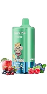 Amazon | Waspe 電子タバコ 使い捨て 40000回吸引可能 36mlの大