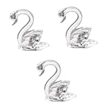 Cygne en cristal : fabriquée avec un savoir-faire, la figurine est élégante et artistique, parfaite pour la décoration de la maison du bureau.