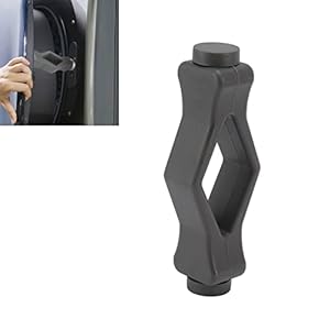 Uadme Washdeursteun voor voorlader, wasmachine-deurhouder, verstelbaar, flexibel, wasdeur, postdroger, deursteun, mondvorm, sterke magneet, wasmachine-deurstopper (grijs)