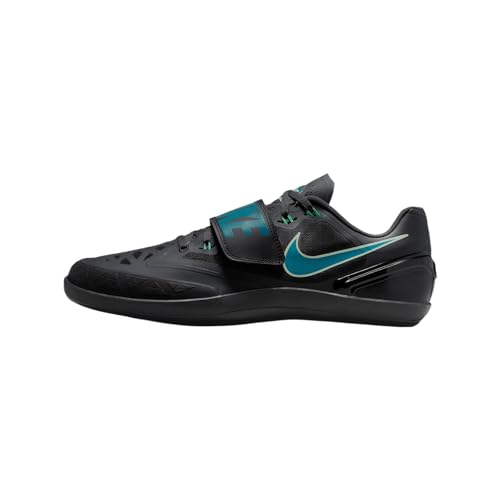 Nike Zoom Rotational 6 Track & Field Throwing Shoes (FZ9606-001, Anthracite/Electric Algae/Vapor Green)