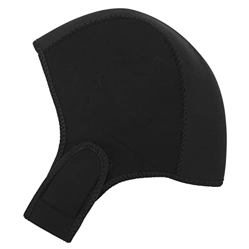 Lybunair Wetsuit Hood, Thermal Dive Cap Quick - Dry & Warmth for Surfing and Diving (Black)