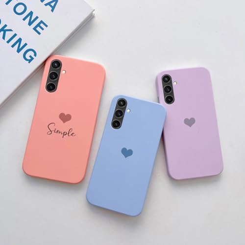 Image of COLORflow Polycarbonate Back Cover Case Compatible With Samsung Galaxy S23 FE 5G | Pastel Hearts Color Customized Back Cover Compatible With Samsung Galaxy S23 FE 5G, Multicolour