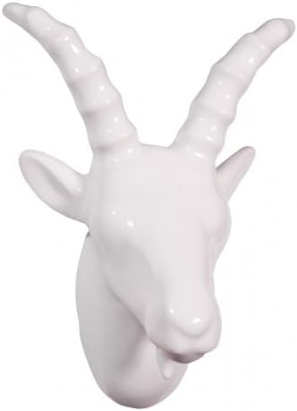 Billy Goat Coat Hook WH, White, 9 x 7.6 x 6.3 cm