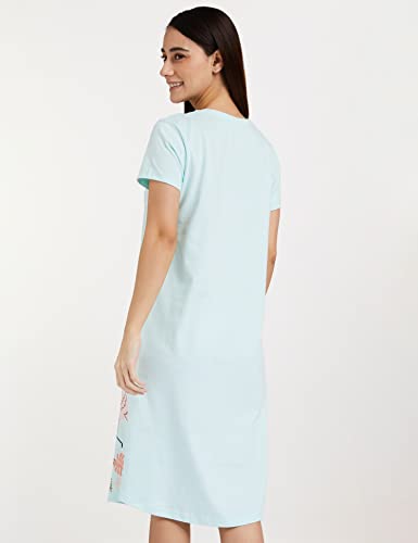 Amazon Brand - Symbol Women's Casual Relaxed Cotton Knee Length Regular Fit Nighty - Image 2
