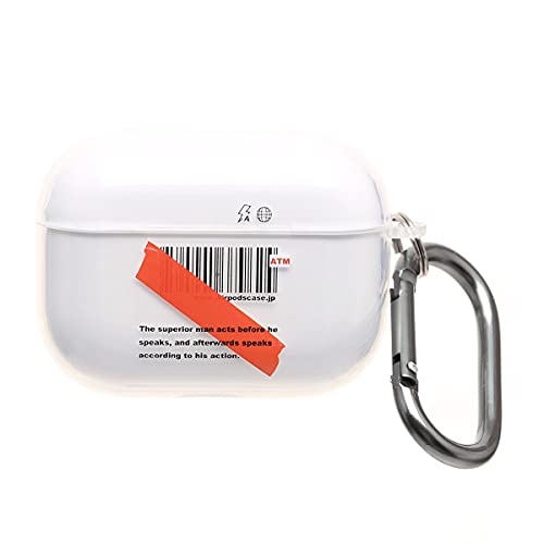 ONLYOU Airpods pro3 �Ή� �P�[�X ������� �؍� ���킢�� TPU �o�[�R�[�h �N���A ���� �G�A�[�|�b�Y �v�� �J�o�[ ���f�B�[�X �����Y �J�b�v�� ������ �C���z���P�[�X �J���r�i �t�b�N (AirPodsPro3�p �N���A)