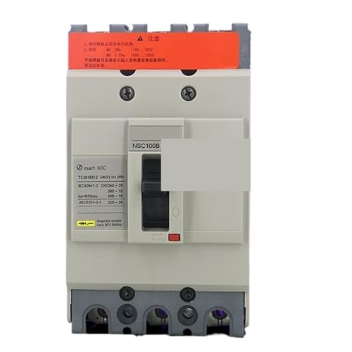 Disjoncteur à boîtier moulé NSC100B 80A 3P3T pour tableau électrique