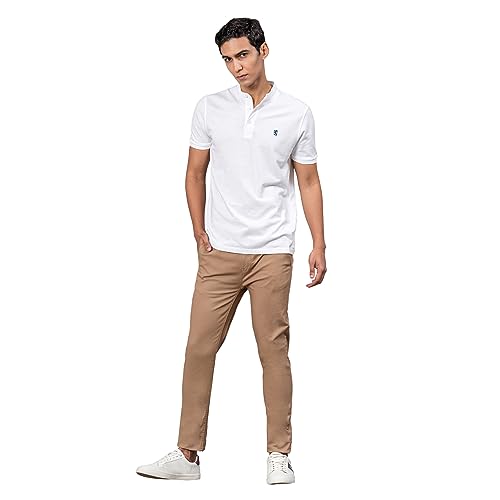 Image of Red Tape Casual Chinos for Men | Grey | Solid Woven Chinos | Skinny |Comfortable & Breathable | Durable & Moisture Absorbent | Cotton Chinos for Men