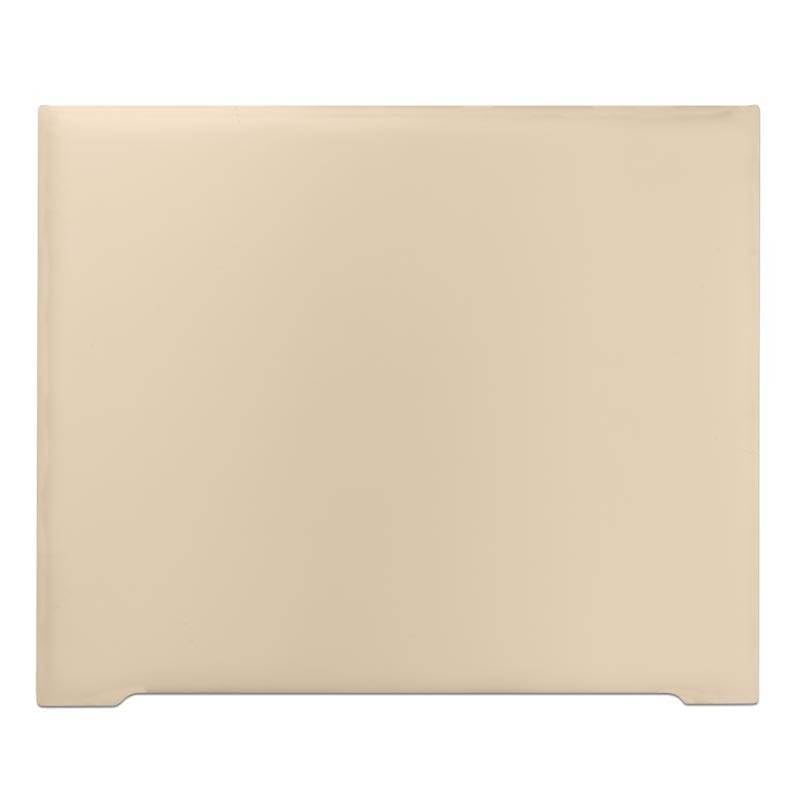 Ventadecolchones - Cabecero de Cama Tapizado Acolchado Modelo Lisse Largo en Polipiel Crudo y Medida 151 x 125 cm para Cama de 135 ó 150 cm