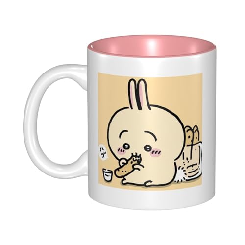 マグカップ ちいかわ うさぎ コーヒーカップ 陶磁器 ミルクコップ おしゃれ 持ちやすい 耐熱 耐冷 人気 かわいい プレゼント 母の日 記念日 電子レンジ対応 330ml