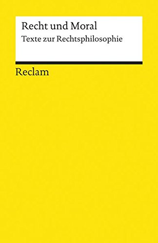 Recht und Moral (Reclams Universal-Bibliothek)
