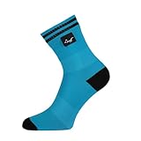 OTTERSHELL wasserdichte atmungsaktive Socken Damen und Herren.Geeignet für Outdoor-Aktivitäten wie Golf, Laufen, Radfahren. (DE/NL/SE/PL, Numerisch, 43, 46, Regular, Regular, Blau - BL)