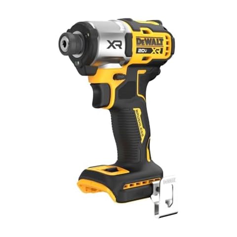 DEWALT 20V MAX XR Impact Driver, Brushless, 1/4", 3-Speed, Bare Tool Only (DCF845B) Cover