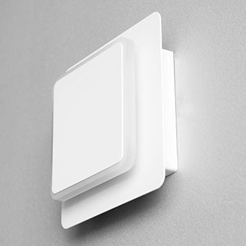LED Wall Light 5W Wall Lamp 360°Rotating IP44 Indoor Outdoor 3000K Warm White Modern Living Room Bedroom Balcony Hotel Square White