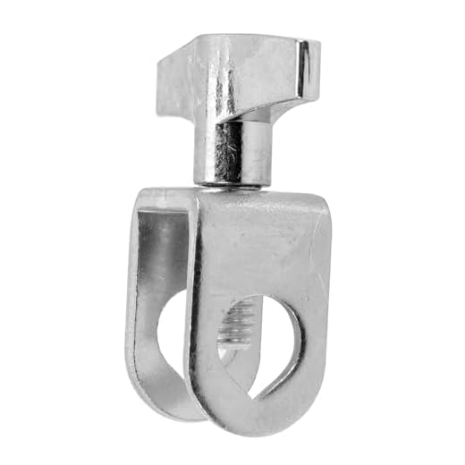 BESPORTBLE Abrazadera para Cencerro de Batería Soporte Metálico Ajustable y Duradero para Fijación Estable Clip de Montaje Resistente para Kit de Percusión