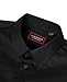Lion Nardo Black Button Up Shirt Mens Dress Shirts Cotton Long Sleeve Wrinkle Free Button Down Shirts Business Casual Shirt Formal Big and Tall