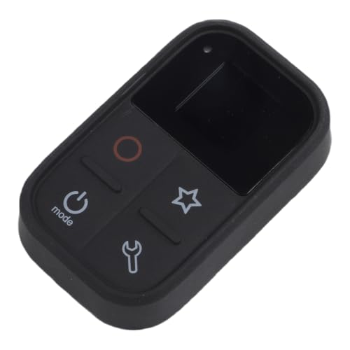 Micpointik Télécommande Bluetooth étanche pour Insta360 X5/X4/X3/GO 3S/Ace Pro 2 Télécommande compacte sans fil ABS pour caméra d'action Noir