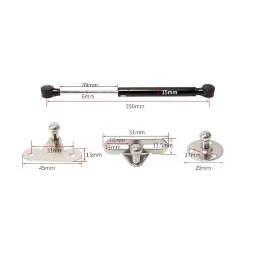 Charnière hydraulique à force réglable pour le support de meuble noir