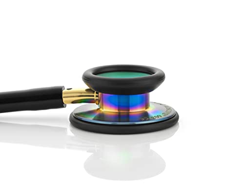 ADC Adscope 603 Clinician Stethoscope with Tunable AFD Technology, 31 inch Length, Iridescent Metallic Caribbean - Image 3