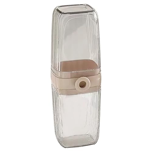 Generisch Estuche para cepillos de dientes de viaje, estuche para cepillos de dientes, organizador de cepillos de dientes y pasta de dientes, para viajes, camping, gimnasio, habitación de estudiante
