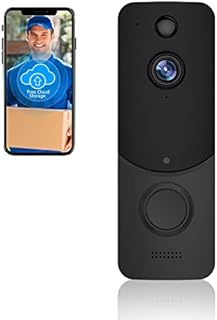 Wireless WiFi Video Doorbell Camera , Door Bell with Human Motion Detection, Night