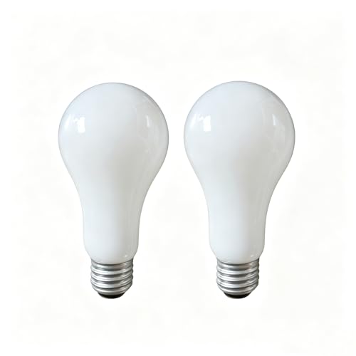 MOAKRIN 3-Way Light Bulbs Three Way Bulb 70/170/240 Watt Incandescent Light Bulbs Soft White 2700K Incandescent A19 Light Bulbs E26 Medium Base (2PACK)