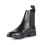 Oben Kunstleder HORZE Signature Kinder Reitstiefeletten, Schwarz, 32